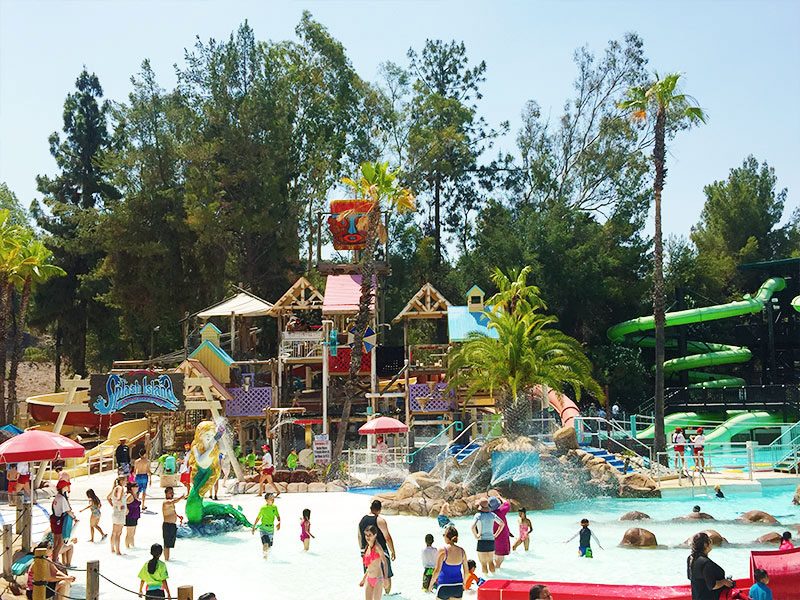 Splash Island TropicalThemed Adventure Raging Waters LA